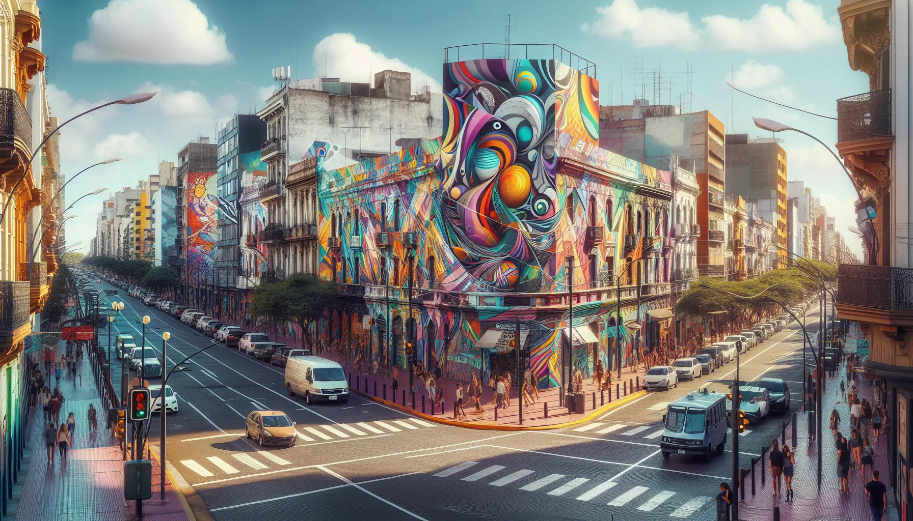A vibrante arte de rua de Rosario
