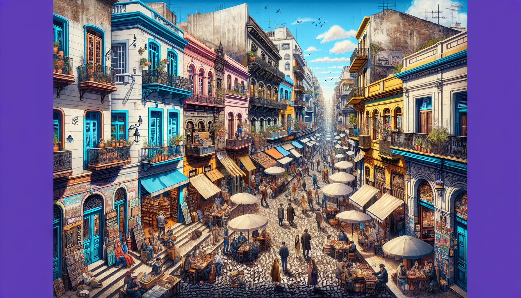 San Telmo é um bairro histórico localizado em Buenos Aires, Argentina. Com suas ruas de paralelepípedos e arquitetura colonial, San Telmo é conhecido por sua rica história e atmosfera única.
O bairro remonta ao século XVII, quando foi estabelecido como um subúrbio residencial para a elite de Buenos Aires. No entanto, após uma epidemia de febre amarela no final