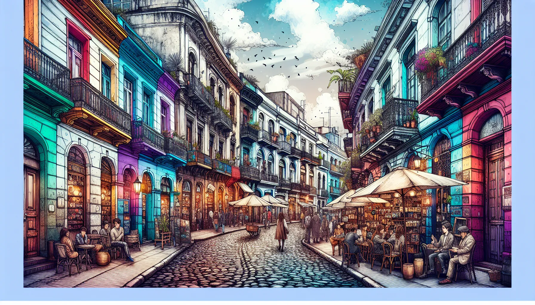 San Telmo é um dos bairros mais antigos e históricos de Buenos Aires, na Argentina. É conhecido por suas ruas de paralelepípedos, arquitetura colonial e atmosfera boêmia.
A história de San Telmo remonta ao século XVII, quando a área era habitada principalmente por imigrantes espanhóis. Durante o período colonial, San Telmo era um bairro próspero e resid