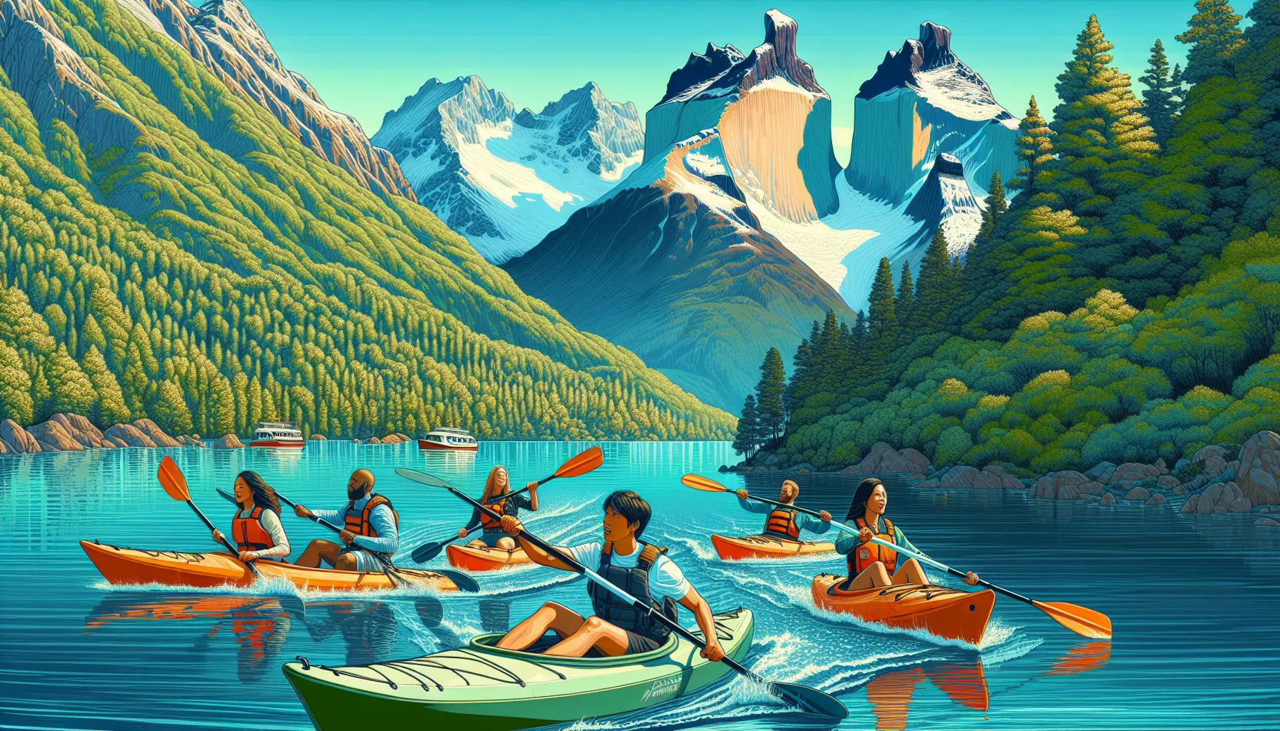 Se você está procurando por aventuras aquáticas, o Lago Nahuel Huapi é o lugar perfeito para você. Localizado na região da Patagônia, na Argentina, este lago oferece uma variedade de atividades emocionantes para os amantes de esportes aquáticos.
Uma das atividades mais populares é o caiaque. Com suas águas cristalinas e paisagens deslumbrantes, o lago