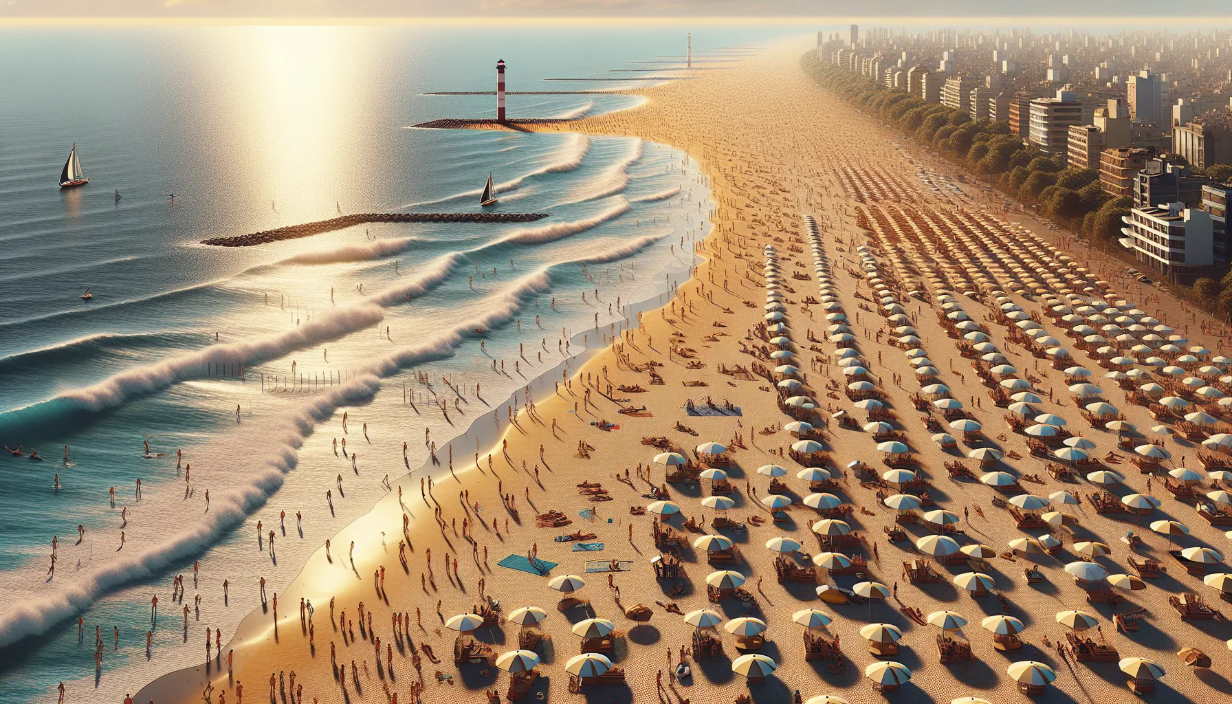 Mar del Plata: Praias e Entretenimento no Atlântico
Mar del Plata é uma cidade localizada na costa atlântica da Argentina, conhecida por suas belas praias e opções de entretenimento. É um destino popular tanto para os argentinos quanto para turistas internacionais que buscam sol, mar e diversão.
A cidade possui uma grande variedade de praias, cada uma com sua própria atmosfera e